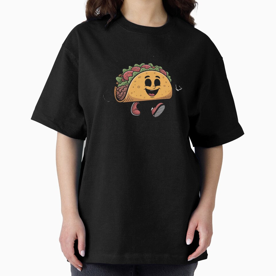 Taco 'Bout Delicious – Smiling Taco with Red Shoes & Salsa Moves by teevoxx