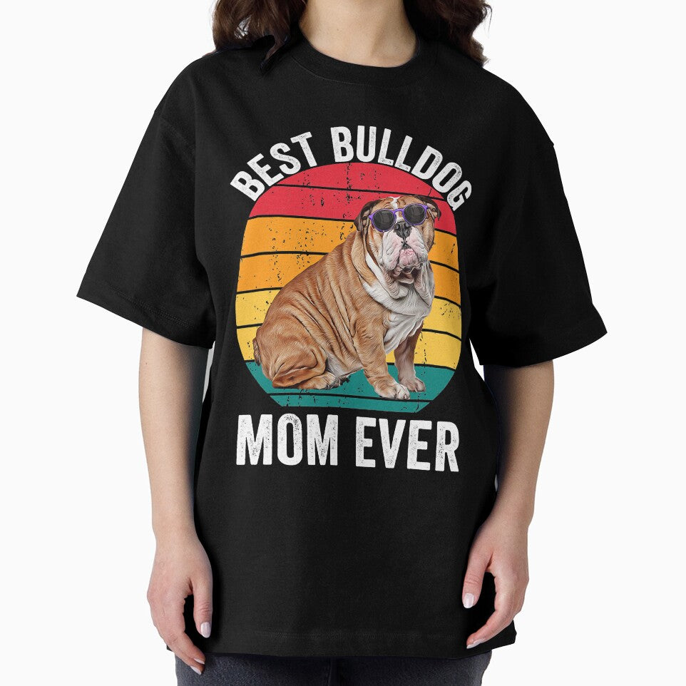 English Bulldog Mom Mama Vintage English Bulldog Lover Owner by KevinGardner1 T-Shirts, Hoodie, Sweatshirt (Image 2)