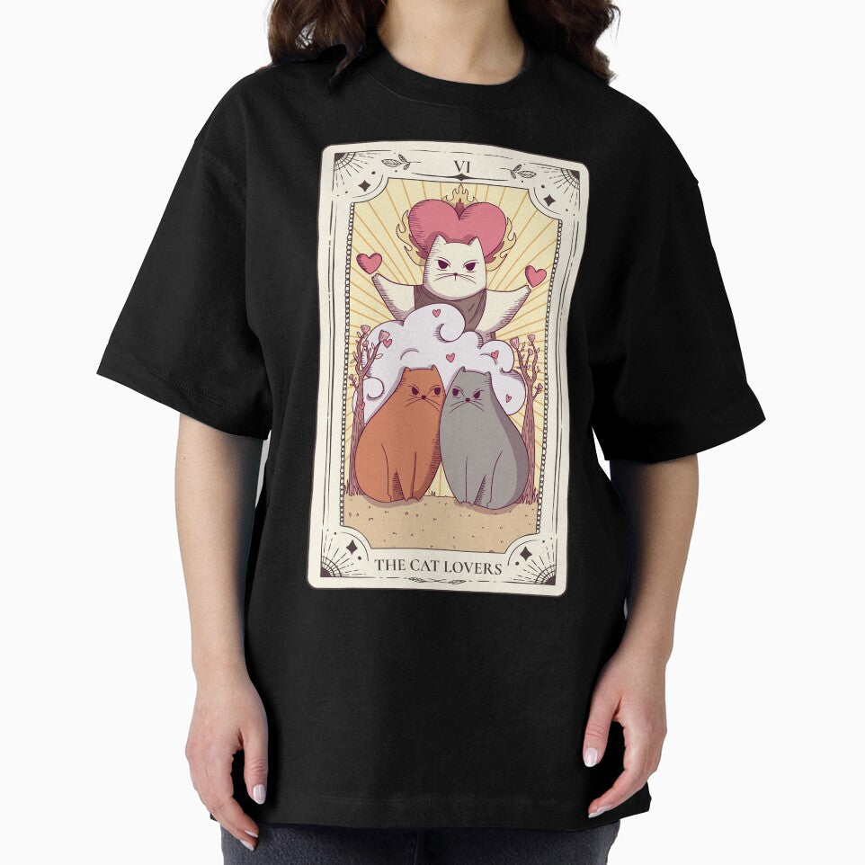 The Lovers Tarot Cat Lovers Tarot by DesignsStation8 T-Shirts, Hoodie, Sweatshirt | BlankRebels.com (Image 2)