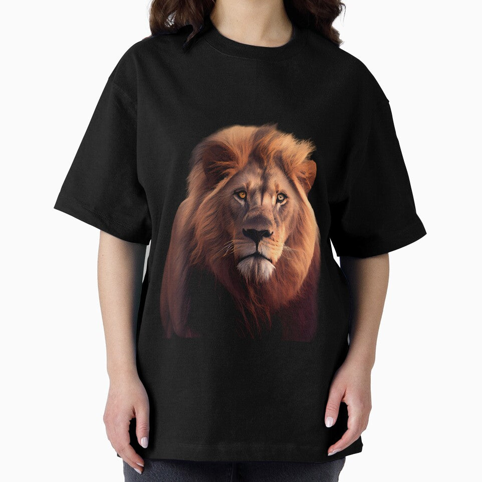 Male Lion: Hyper-realistic by MTJ-Mushrooms T-Shirts, Hoodie, Sweatshirt | BlankRebels.com (Image 2)