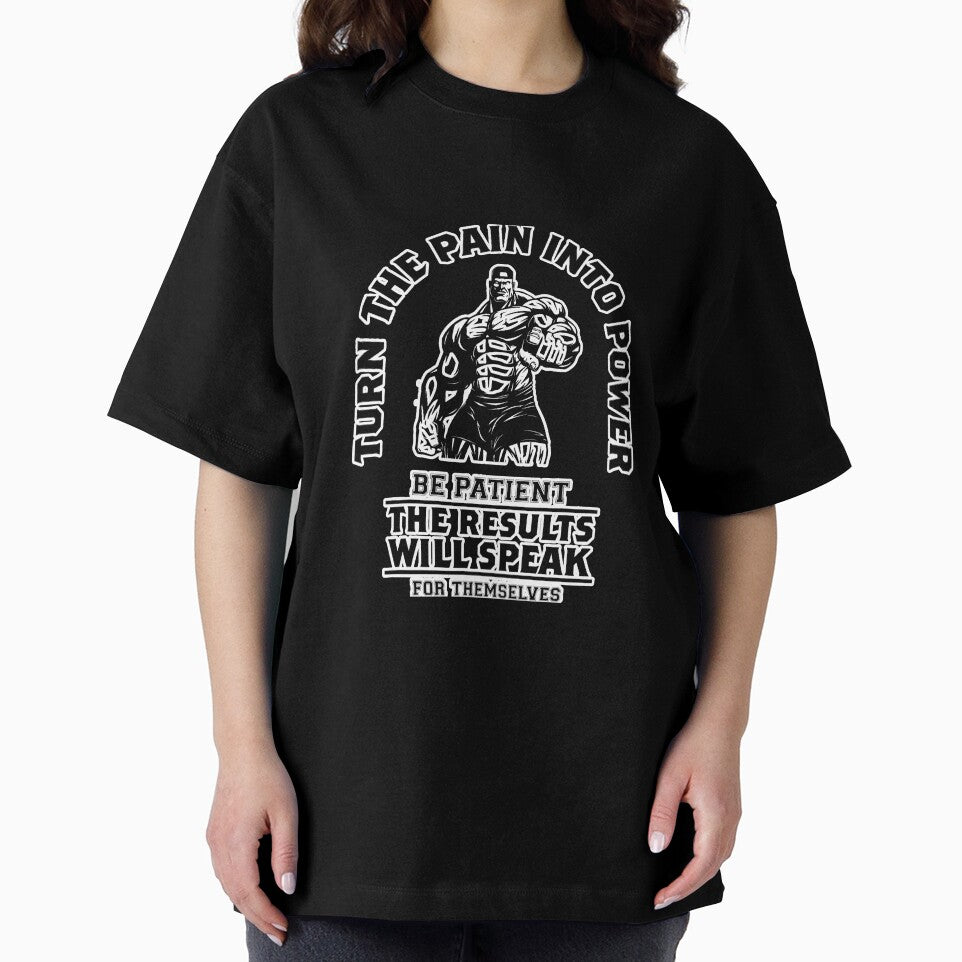 Turn The Pain Into Power Funny by BundlerVq T-Shirts, Hoodie, Sweatshirt | BlankRebels.com (Image 2)