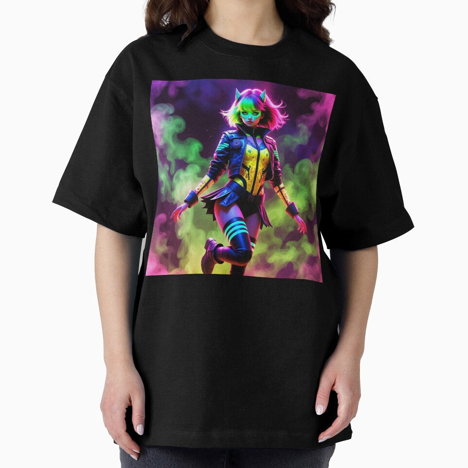 Cyber-Nuclear Fusion: Toxic Neon Overdrive by RadaQueen