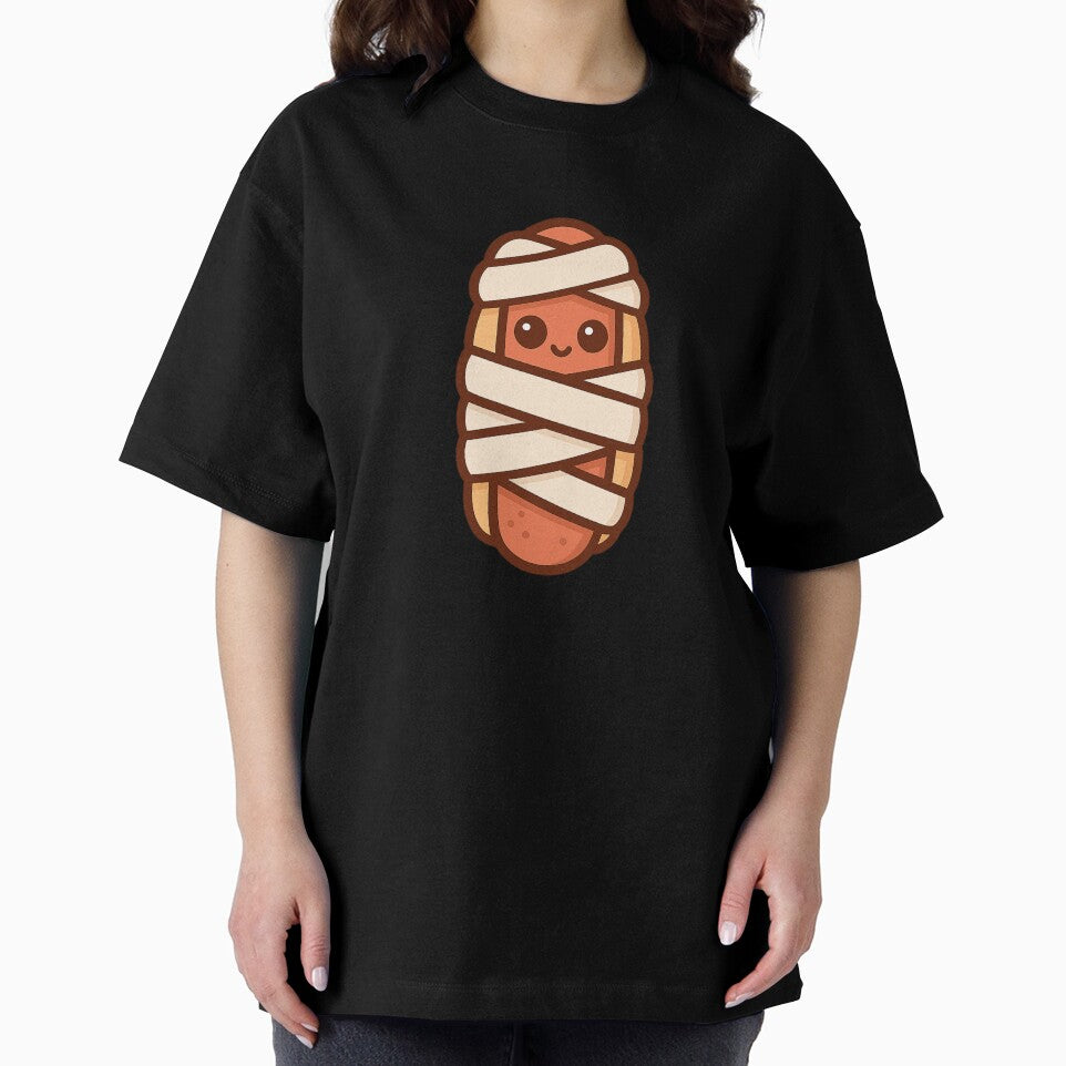 Kawaii Halloween Mummy Hotdog Cute Spooky Snack by ThaiArtShop