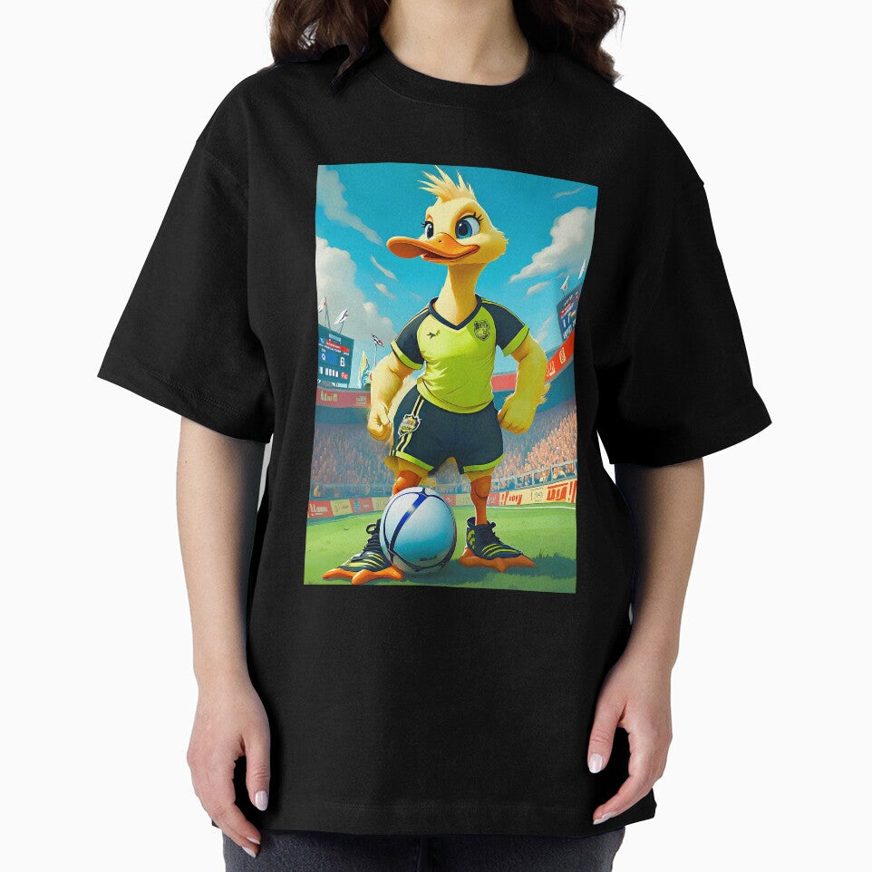 Soccer duck player in stadium by Creative Visualize