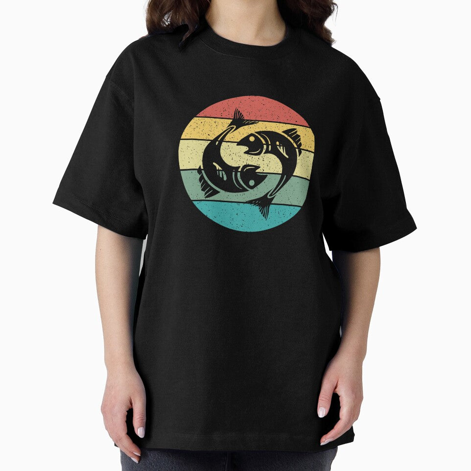 Aquarius Fish Sign Retro Vintage by Salvadax T-Shirts, Hoodie, Sweatshirt | BlankRebels.com (Image 2)