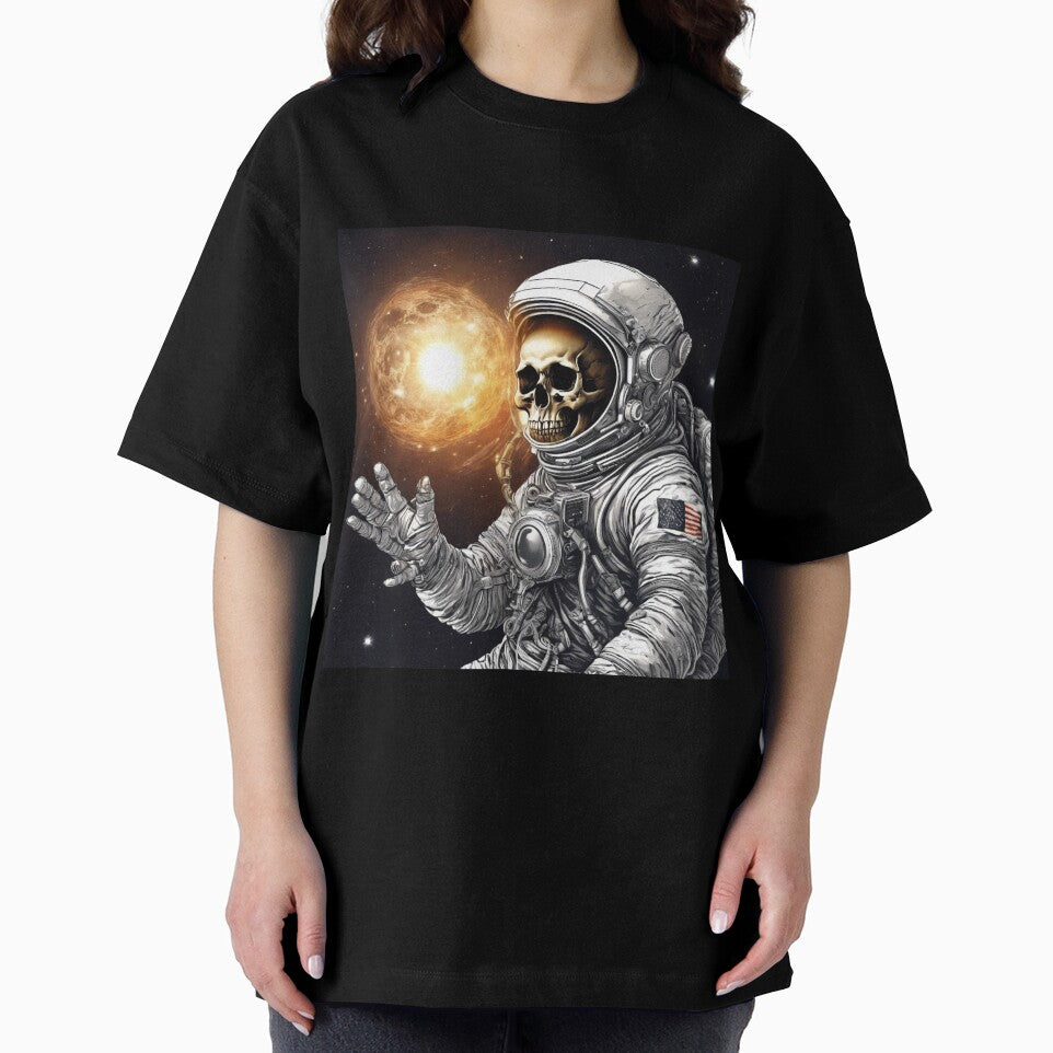 Skeleton Astronaut | Space Skull | Dystopian Art | Skull Astronaut Artwork | Fantasy Astronaut Skull by... (Image 2)