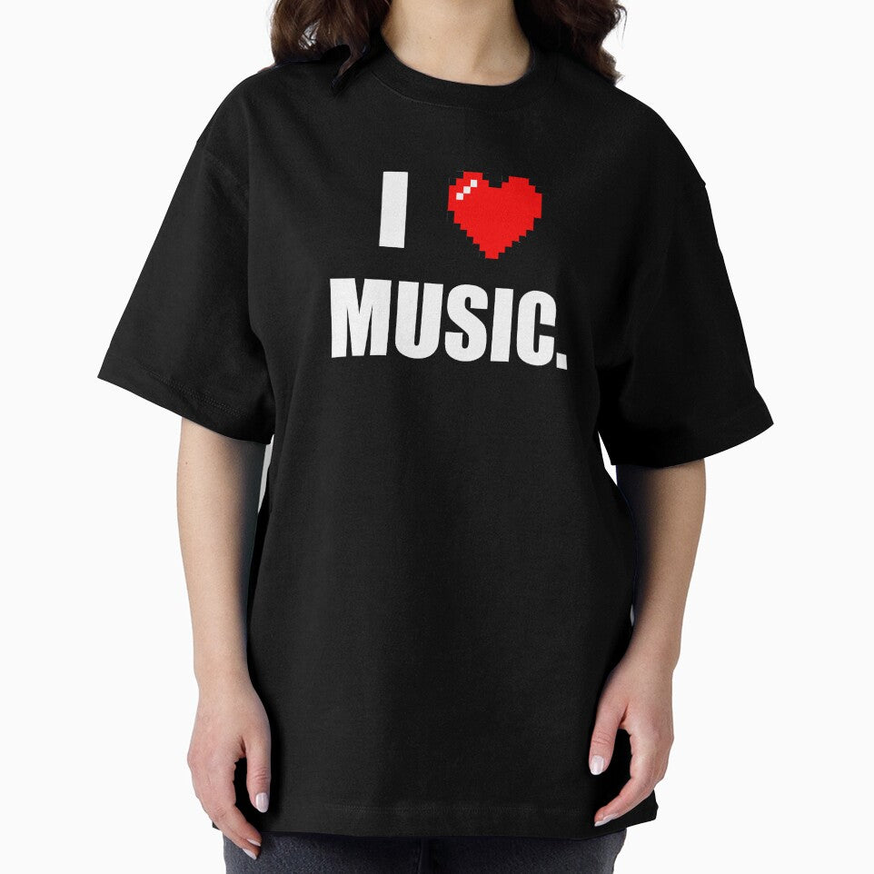 I Love Music by sathyaart T-Shirts, Hoodie, Sweatshirt | BlankRebels.com (Image 2)