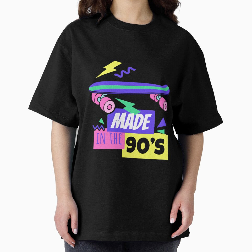 Made In the 90's -  Old School SkateBoard - Design by onjcdesign T-Shirts, Hoodie, Sweatshirt | BlankRebels.com (Image 2)