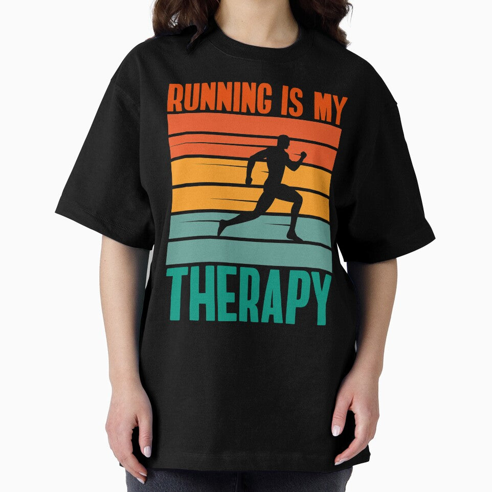 Running is My Therapy by TheBeastNation T-Shirts, Hoodie, Sweatshirt | BlankRebels.com (Image 2)