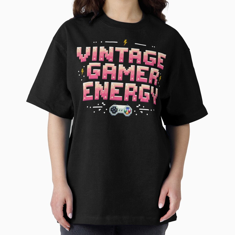 Vintage Gamer Energy by PerkzPrints T-Shirts, Hoodie, Sweatshirt | BlankRebels.com (Image 2)