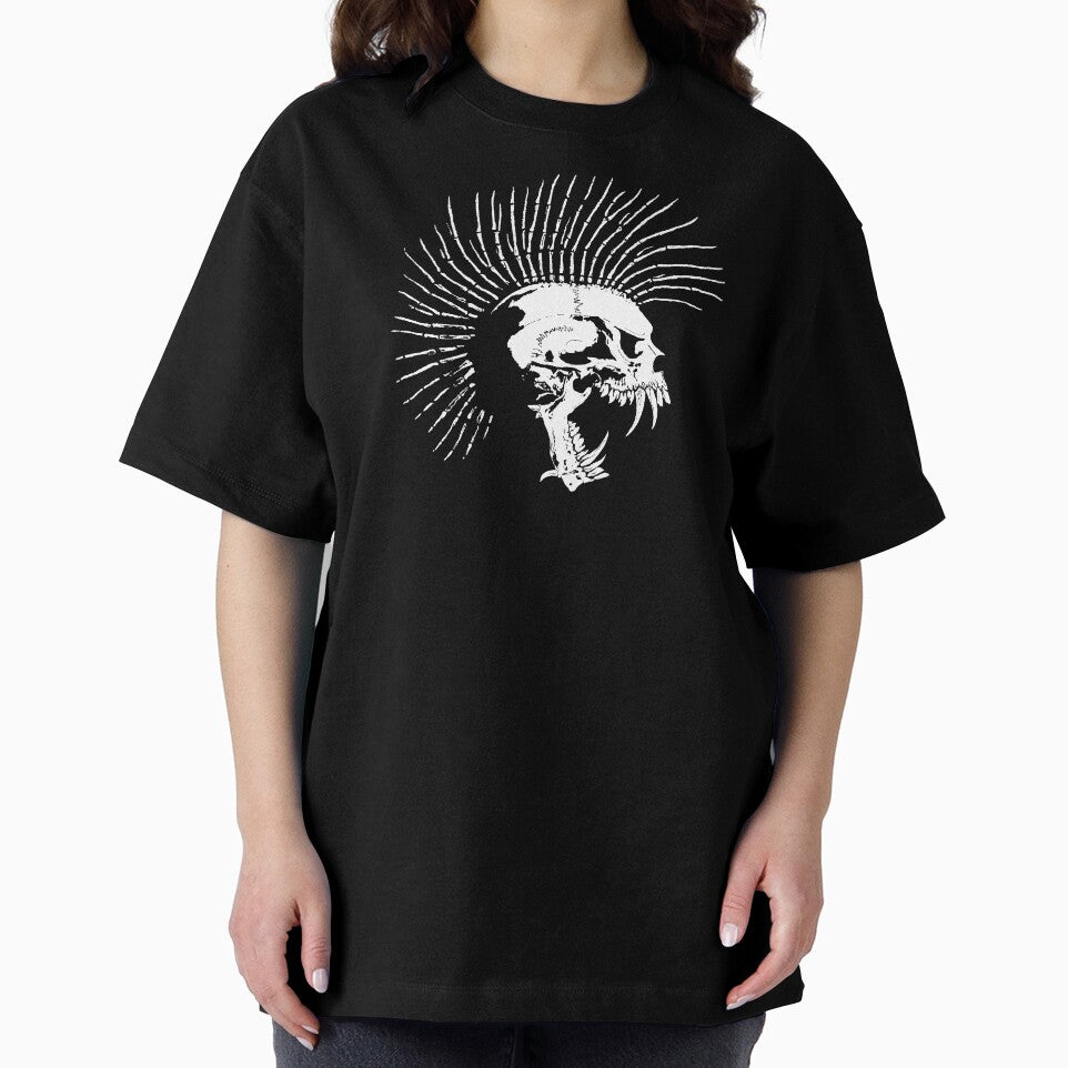 Mohawk Skull by RawSunArt T-Shirts, Hoodie, Sweatshirt | BlankRebels.com (Image 2)