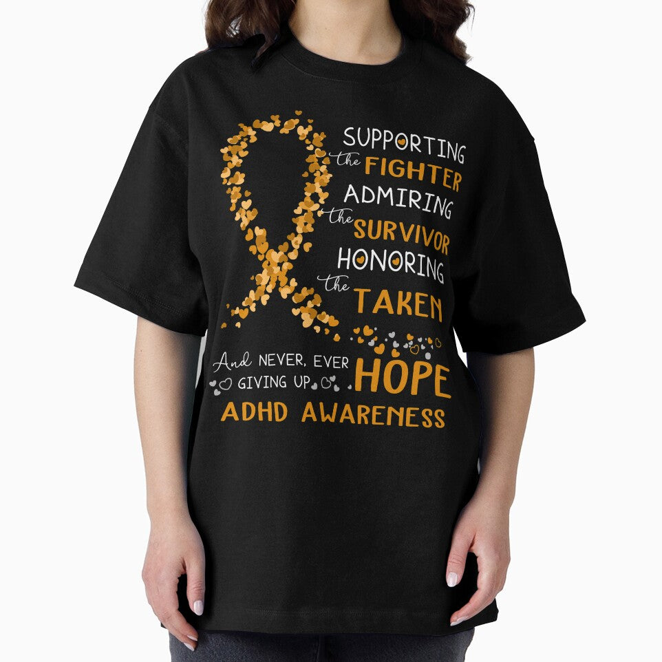 Supporting Fighter ADHD Awareness by largellie T-Shirts, Hoodie, Sweatshirt | BlankRebels.com (Image 2)
