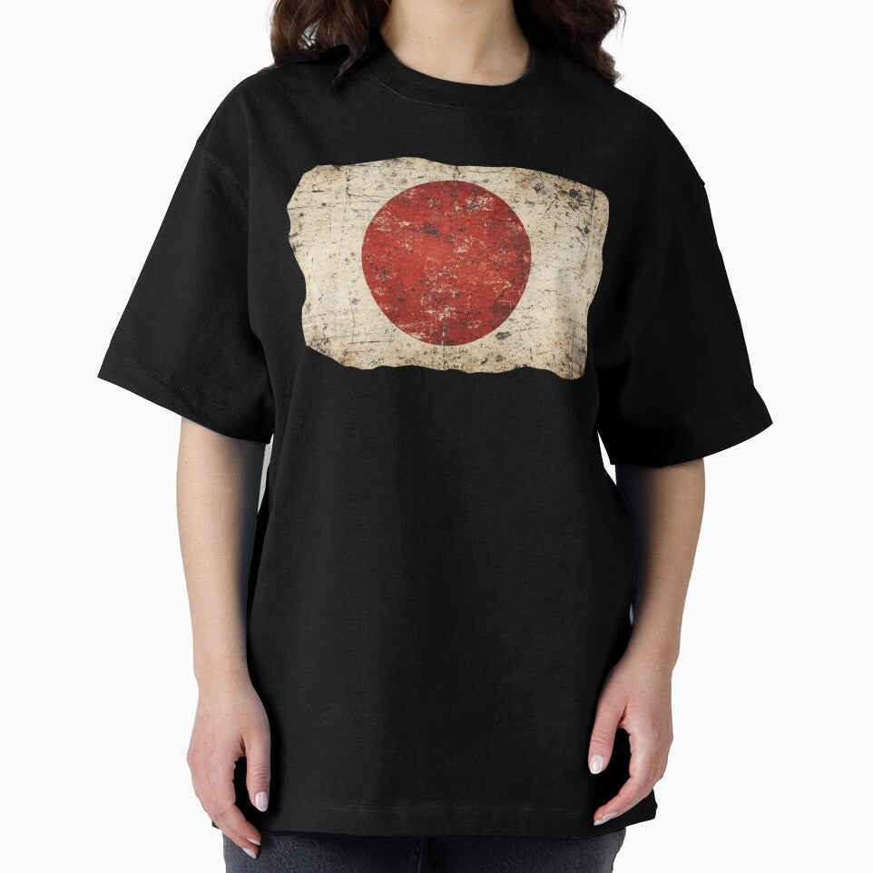 Vintage Distressed Japan Flag by Junior-Design