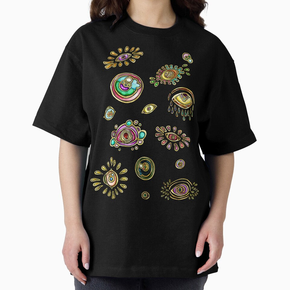 Gold Deco Eyes by werewolfmack T-Shirts, Hoodie, Sweatshirt | BlankRebels.com (Image 2)