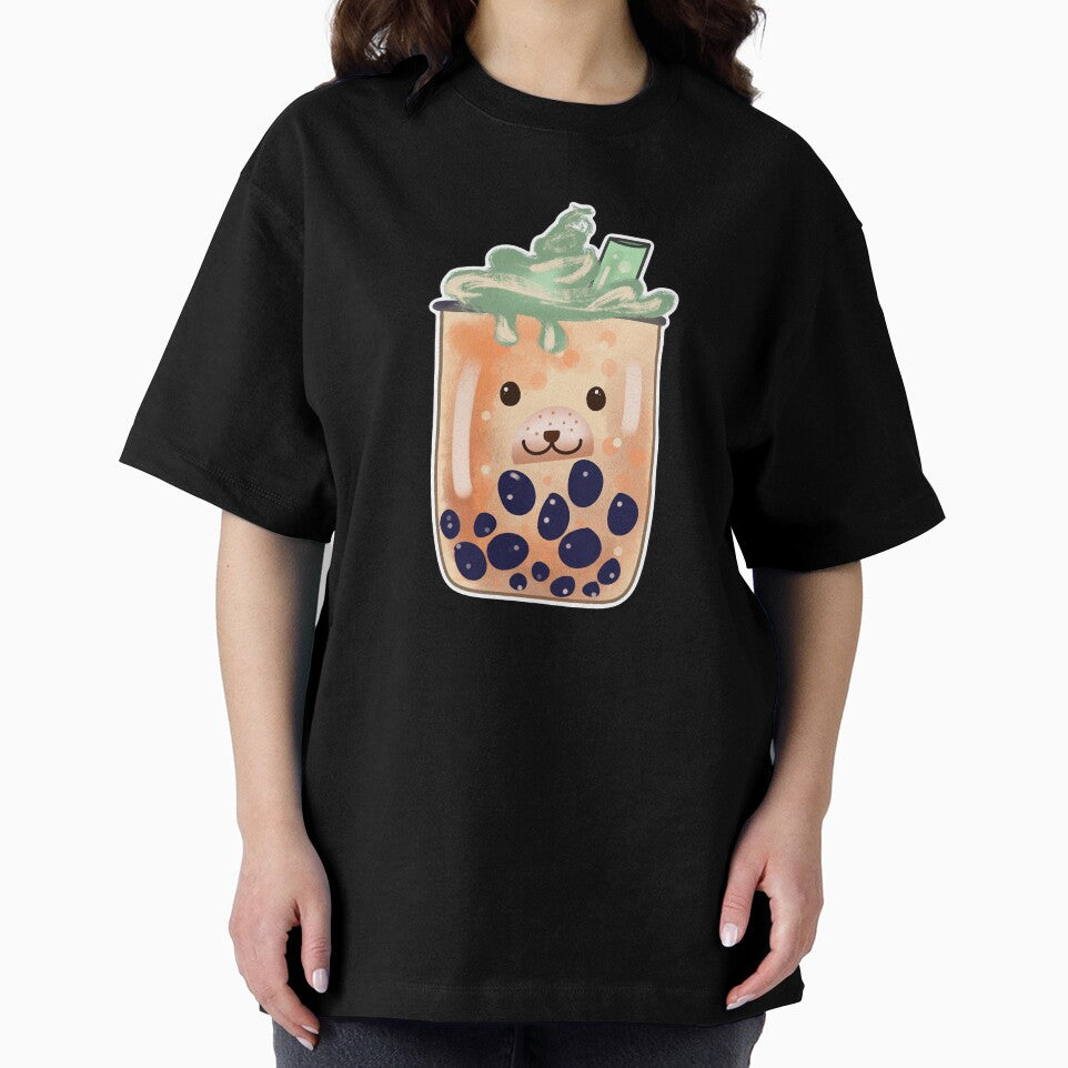 Boba Bear Bubble Macha Tea CUTE by ARTISTFREESTYLE T-Shirts, Hoodie, Sweatshirt | BlankRebels.com (Image 2)