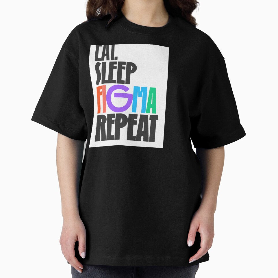 Eat Sleep Figma Repeat - UX Designer | Product Designer | UI Designer Stickers by PoshPixel