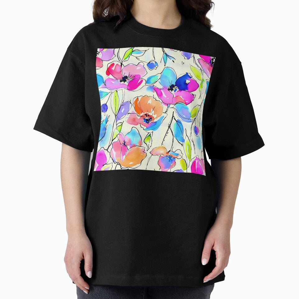 Sophisticated Floral Modern Abstract Art With Watercolor Aesthetic by DEC02 T-Shirts, Hoodie, Sweatshirt (Image 2)