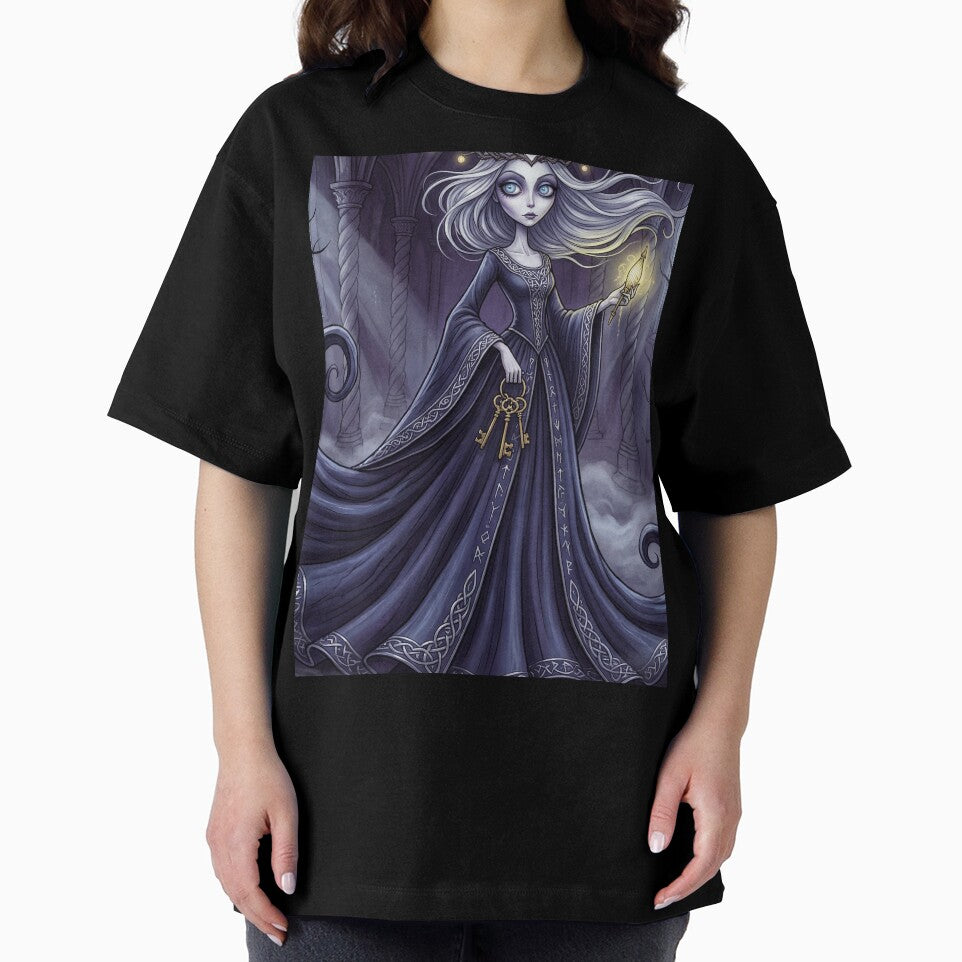 Frigg Goddess Ancient Norse God Gothic style illustration by Vintage Designs + T-Shirts, Hoodie, Sweatshirt (Image 2)