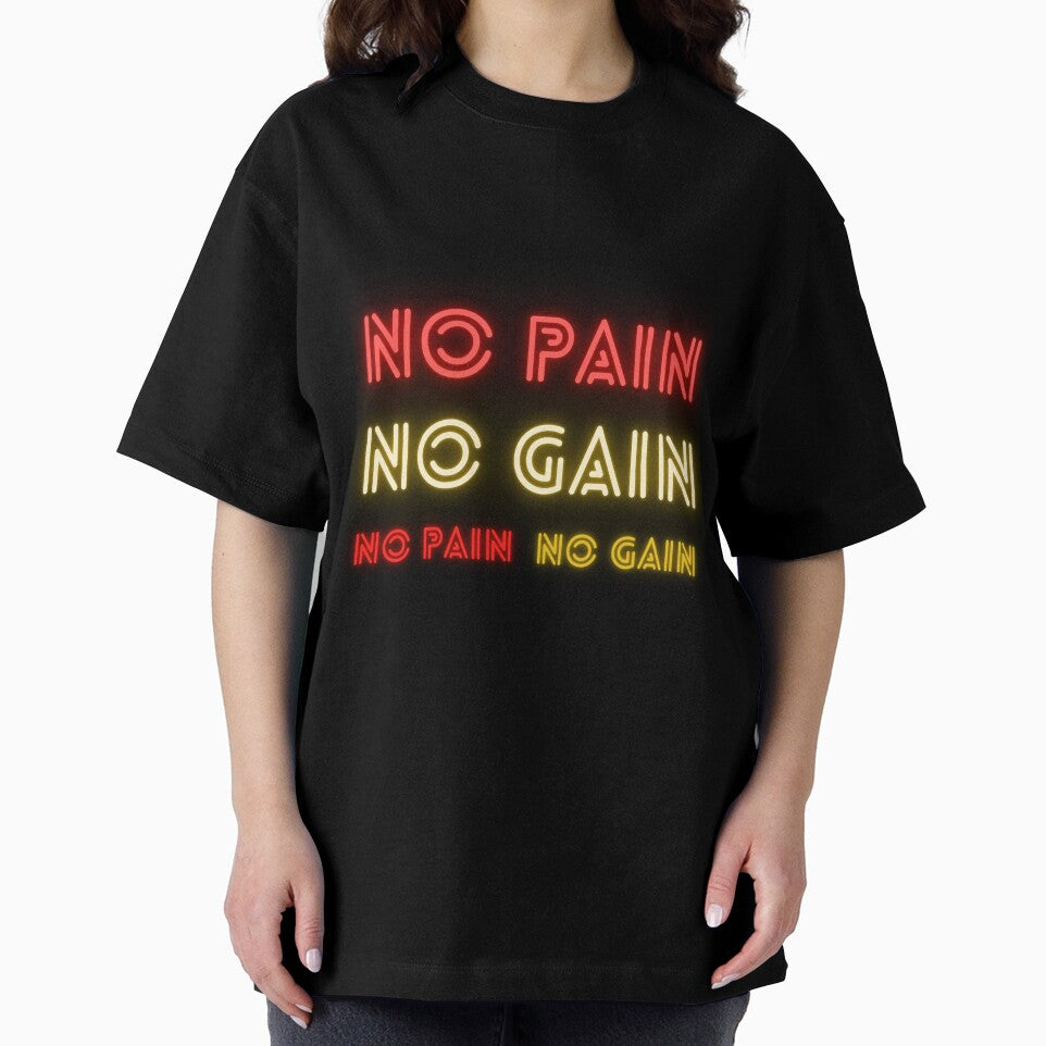 No Pain No Gain Gym Motivation Bodybuilding by nirmalsawlani T-Shirts, Hoodie, Sweatshirt | BlankRebels.com (Image 2)