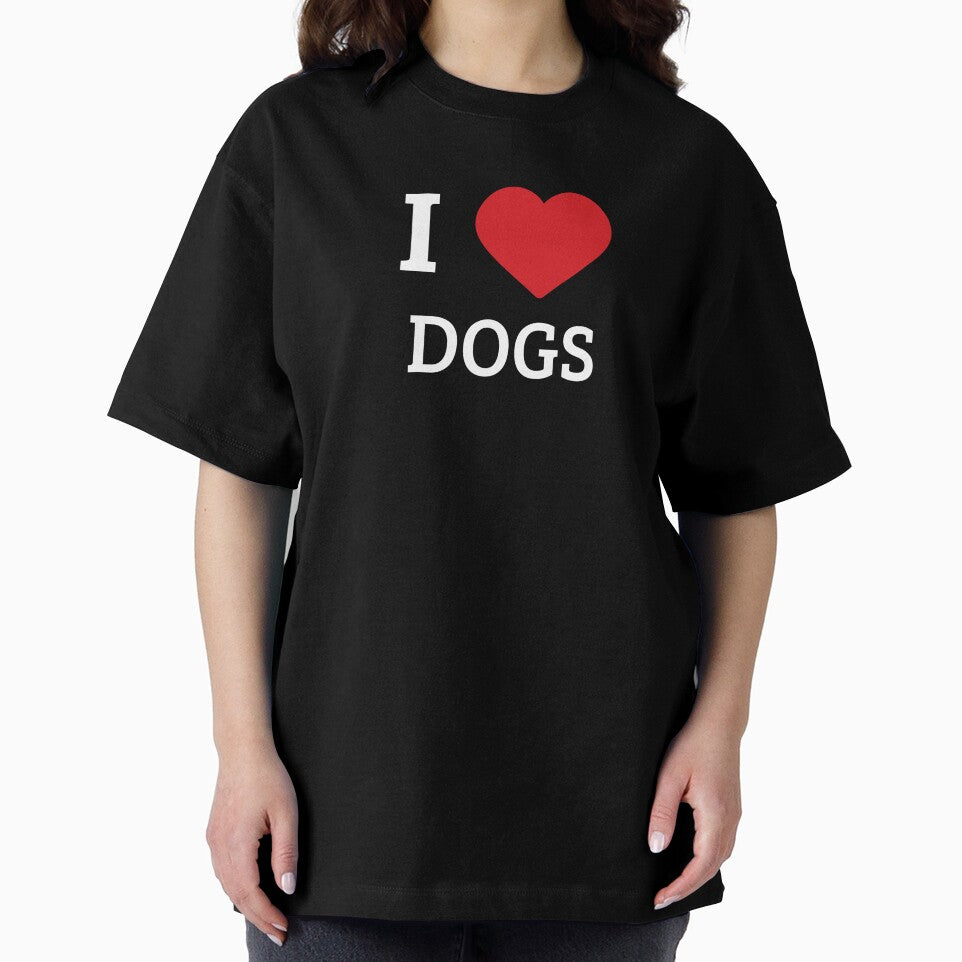 I Love Dogs Shirt, Hoodies, t-shirts & Hat | Dog Lover Gifts & Apparel by Kaylews_Designs Sweatshirt (Image 2)