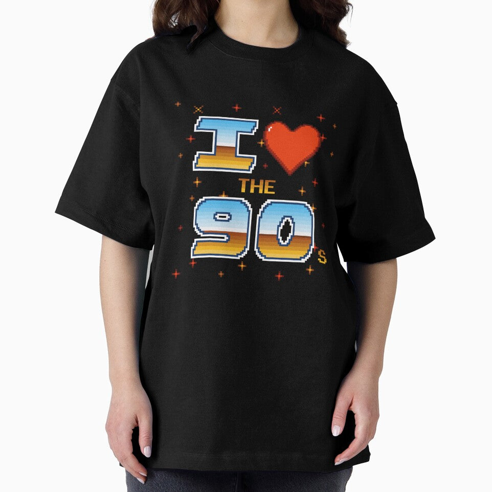 I Love the 90s Retro Pixel Gamer by pixeltogs T-Shirts, Hoodie, Sweatshirt | BlankRebels.com (Image 2)