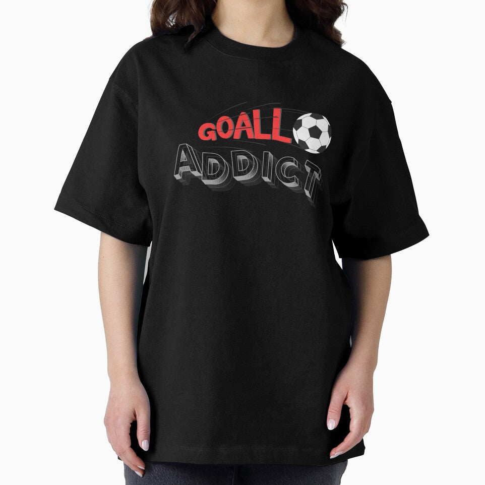 Goal Addict Football Typography by LifeParody