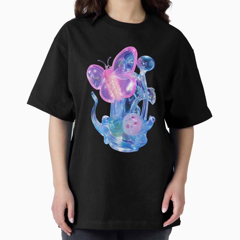 Frutiger Aero Butterfly Fantasy by dragon-mignon T-Shirts, Hoodie, Sweatshirt | BlankRebels.com (Image 2)