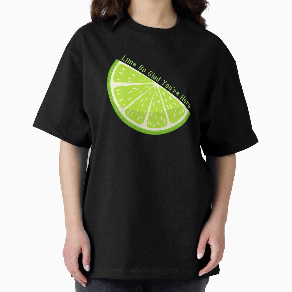Lime So Glad You are Here Pun by LapillusDesigns