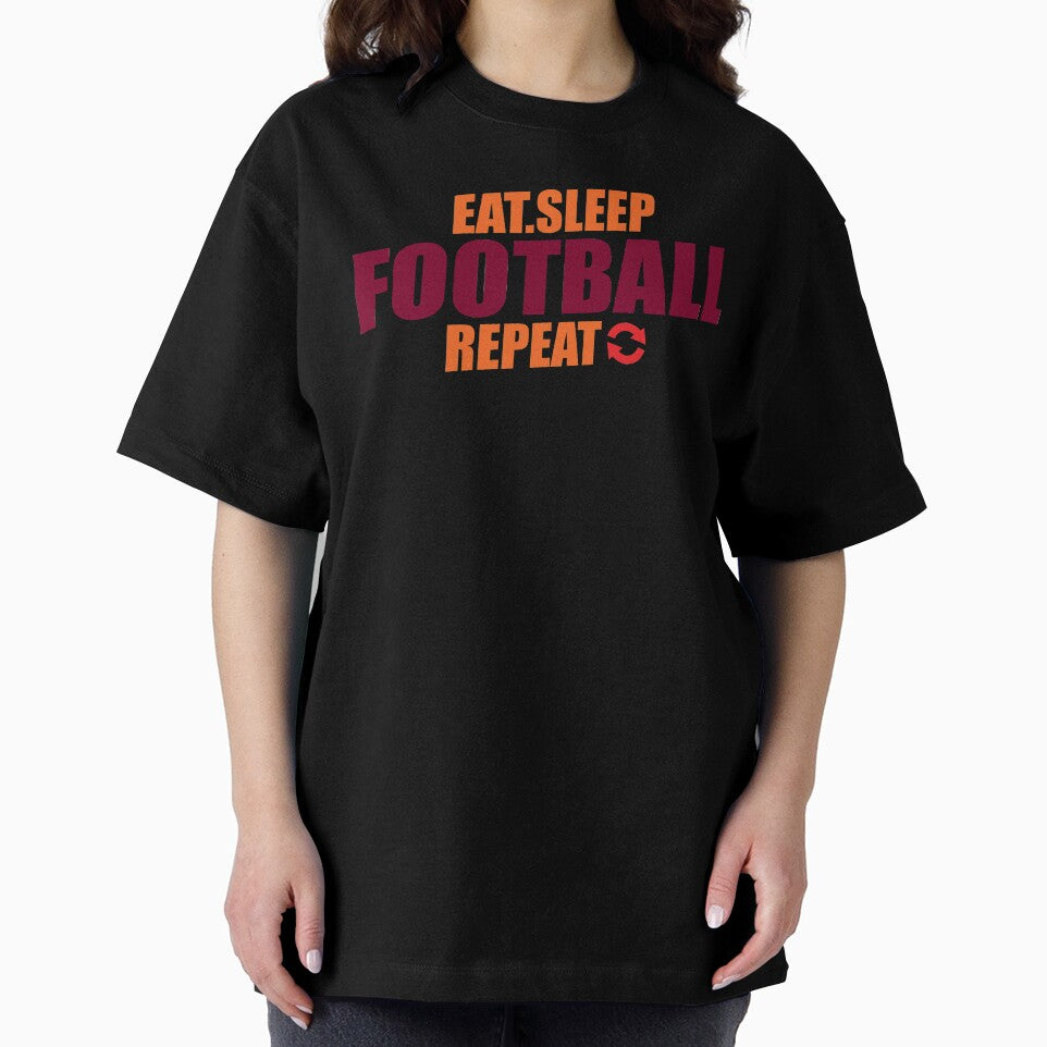 Eat Sleep Football Repeat - Football Player Gift by motivationaltee