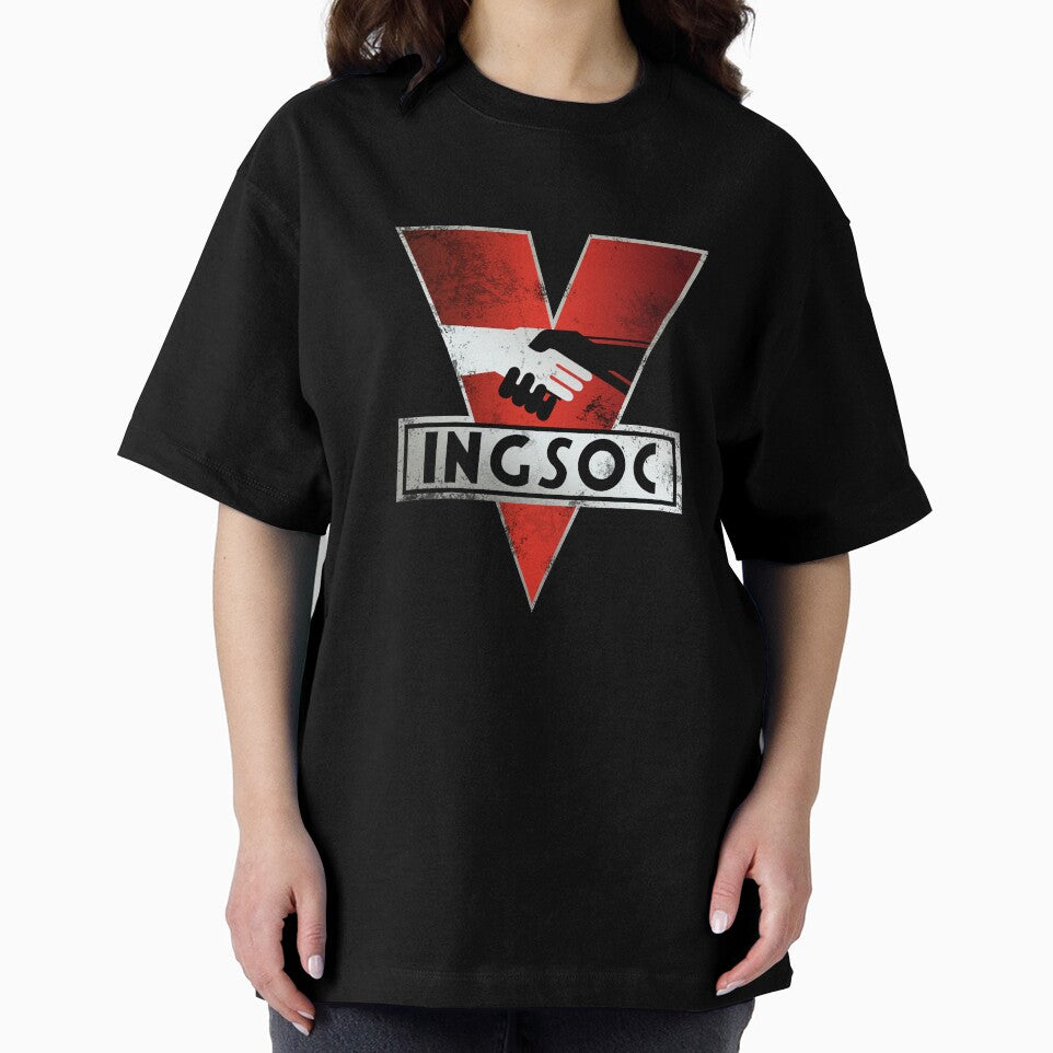 1984 INGSOC Logo George Orwell by JohnMatrix420 T-Shirts, Hoodie, Sweatshirt | BlankRebels.com (Image 2)