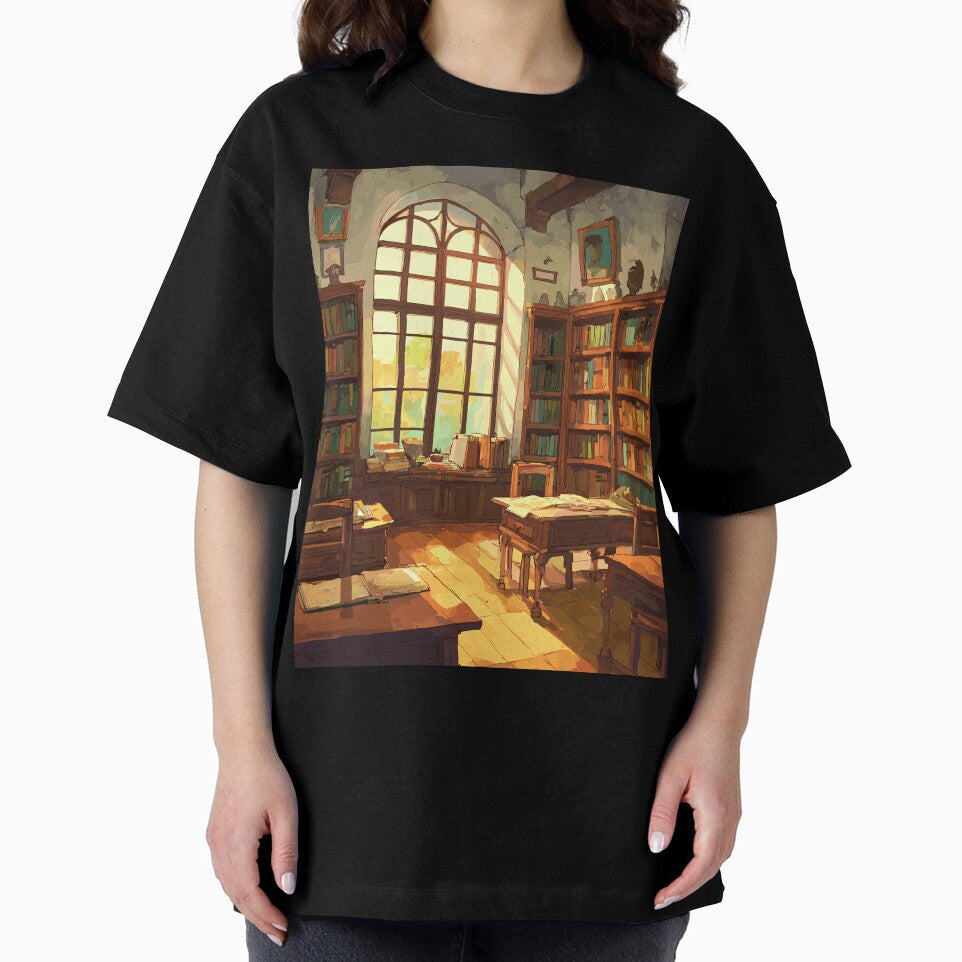 Scholar's Sanctuary Academic Settings - Light Academia Aesthetics by bapupa T-Shirts, Hoodie, Sweatshirt (Image 2)