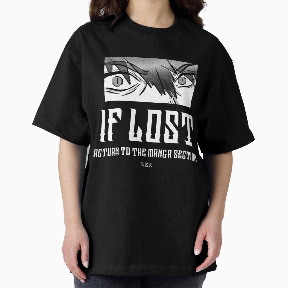 If Lost, Return To The Manga Section by HESEDcreates T-Shirts, Hoodie, Sweatshirt | BlankRebels.com (Image 2)