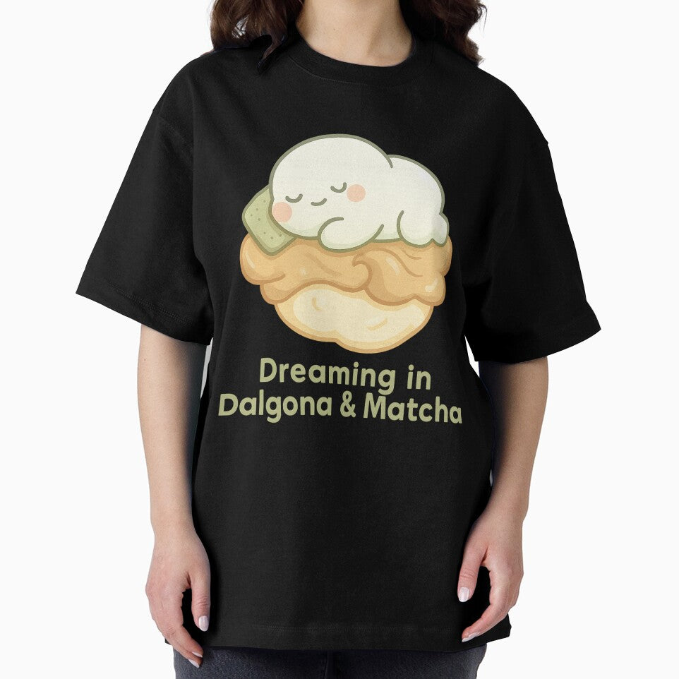 Cute Matcha Dessert Creature – Cozy Dalgona Aesthetic Gift for Food Lovers by kakaworld T-Shirts, Hoodie,... (Image 2)