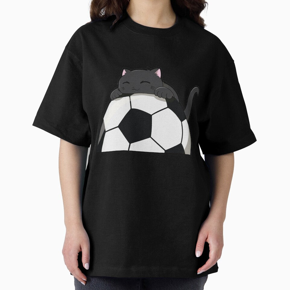 Cute Cat Hugging A Soccer Ball by kittengallery