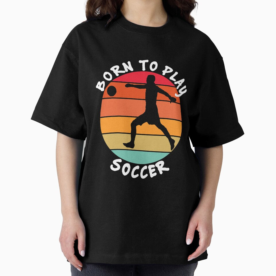 Retro Born To Play Soccer by vineeth