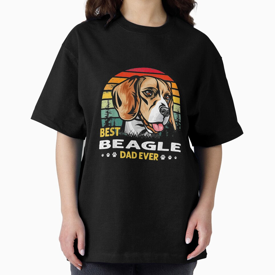 Best Beagle Dad Ever Retro Vintage Dog Lover T-Shirts, Hoodie, Sweatshirt