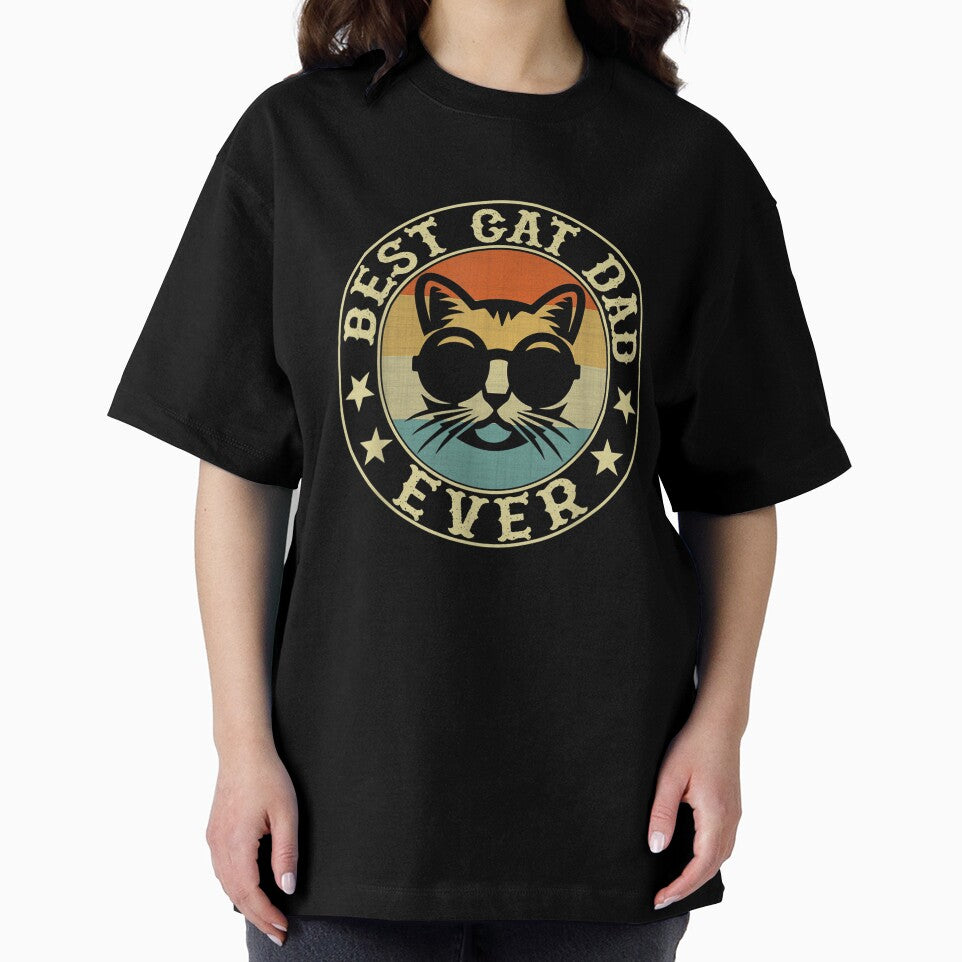 Vintage Best Cat Dad Ever by rositadang
