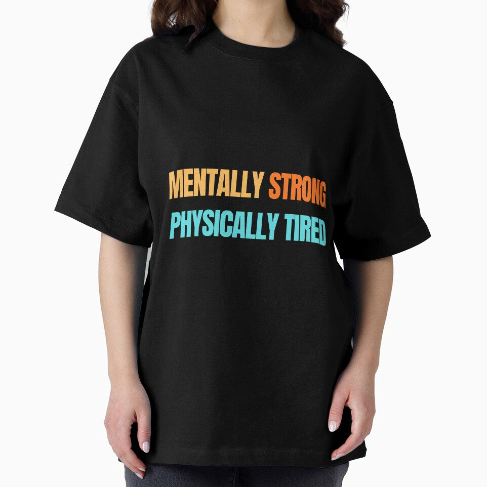 Mentally Strong Physically Tired – Gym Motivation Shirt by Vibe-Visuals Hoodie, Sweatshirt | BlankRebels.com (Image 2)