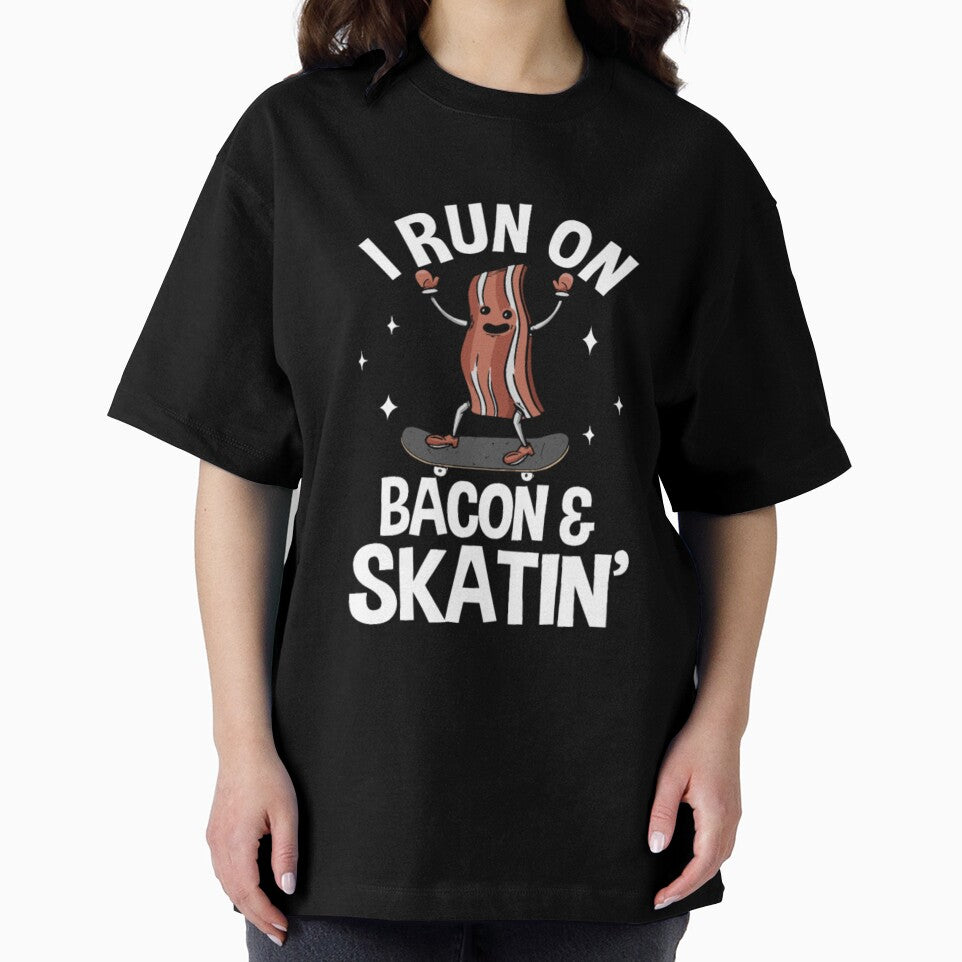 Bacon run skateboard sport funny by StarcyWol T-Shirts, Hoodie, Sweatshirt | BlankRebels.com (Image 2)