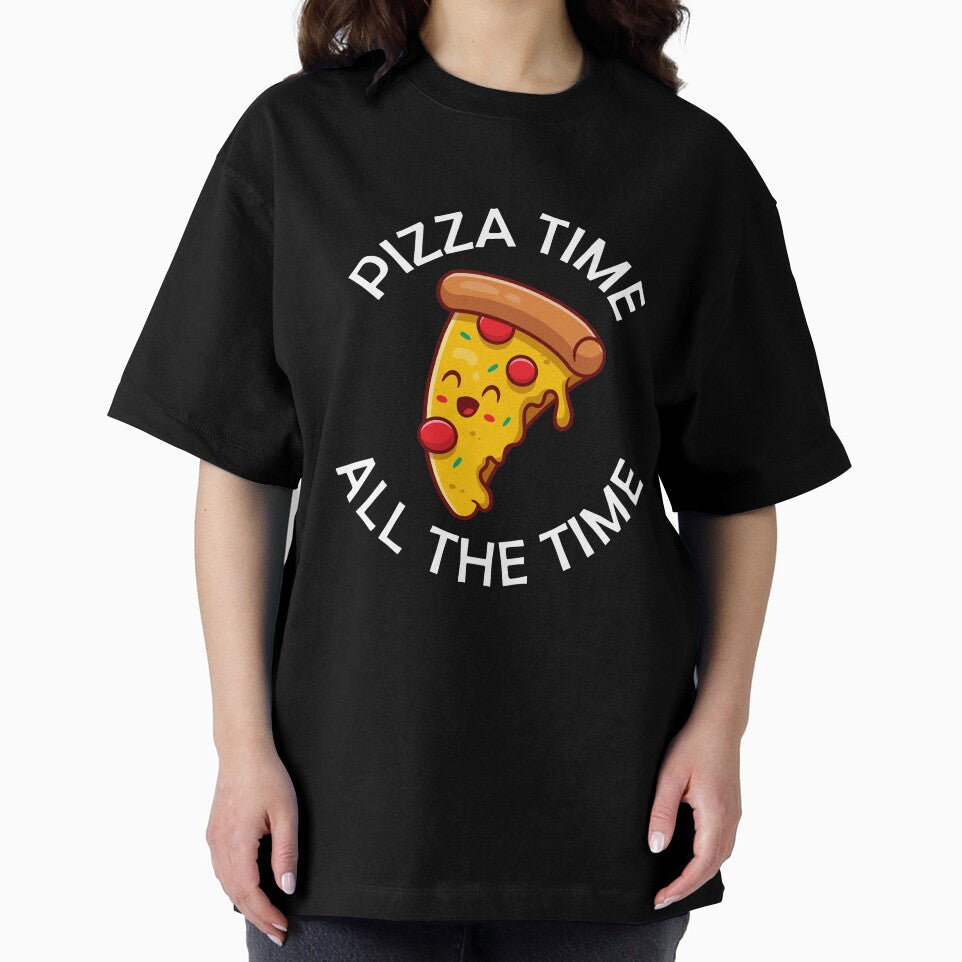 Pizza Time All The Time Funny Pizza Quote by theshirtinator T-Shirts, Hoodie, Sweatshirt | BlankRebels.com (Image 2)