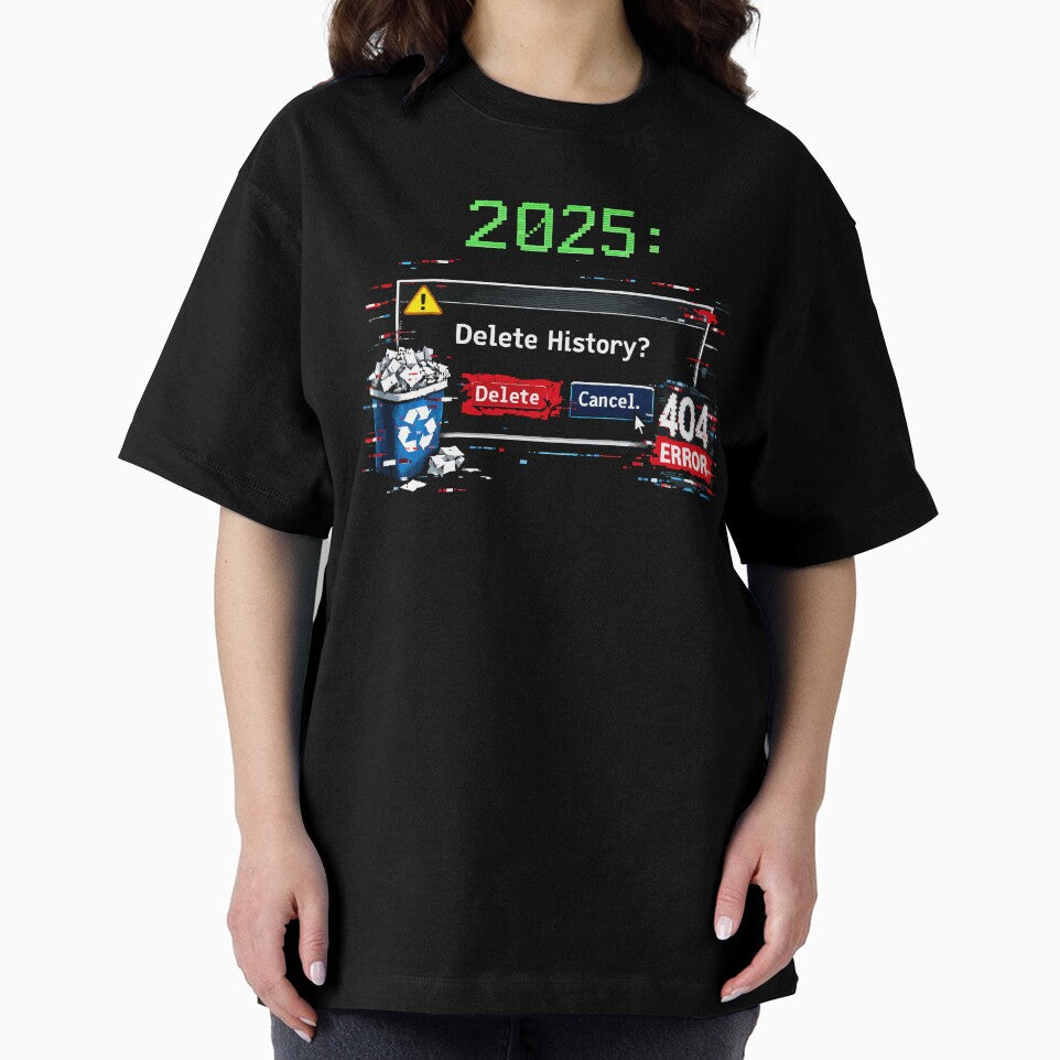 2025: Delete History? by xmoudx T-Shirts, Hoodie, Sweatshirt | BlankRebels.com (Image 2)