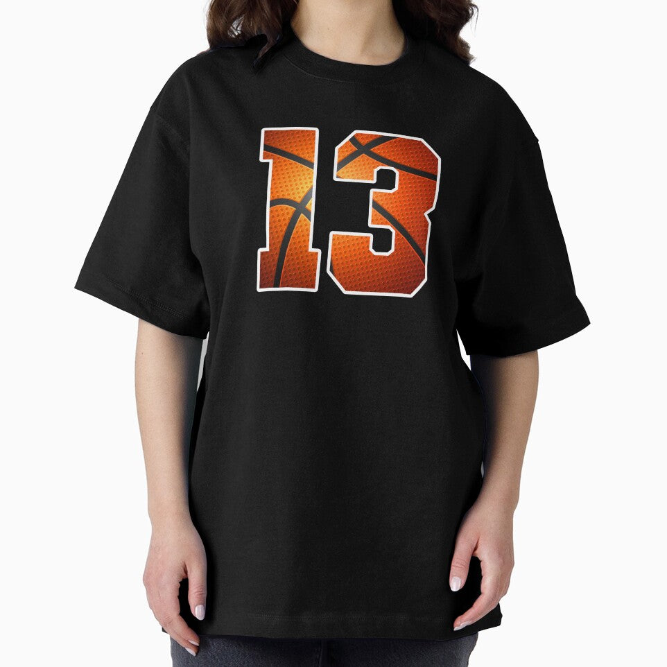 Basketball Birthday 13 Sports Number Thirteen Design by JRRTs T-Shirts, Hoodie, Sweatshirt | BlankRebels.com (Image 2)