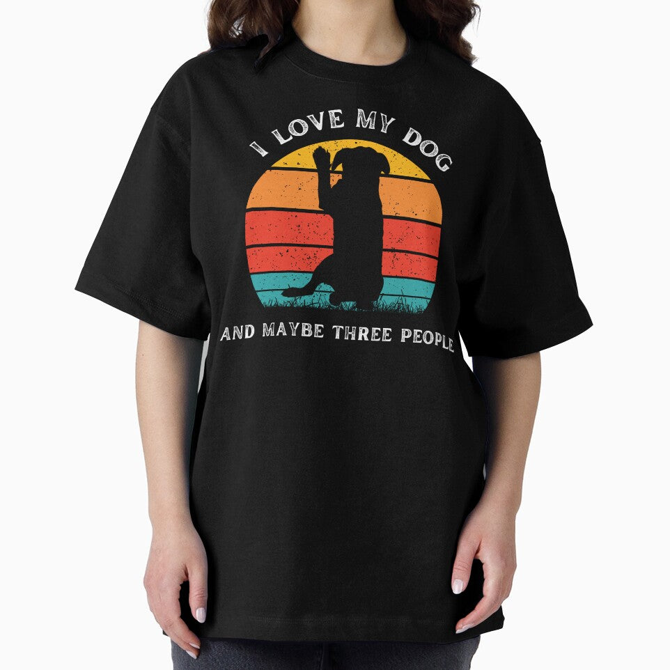 I love my dog and maybe three people by SushiAnn T-Shirts, Hoodie, Sweatshirt | BlankRebels.com (Image 2)