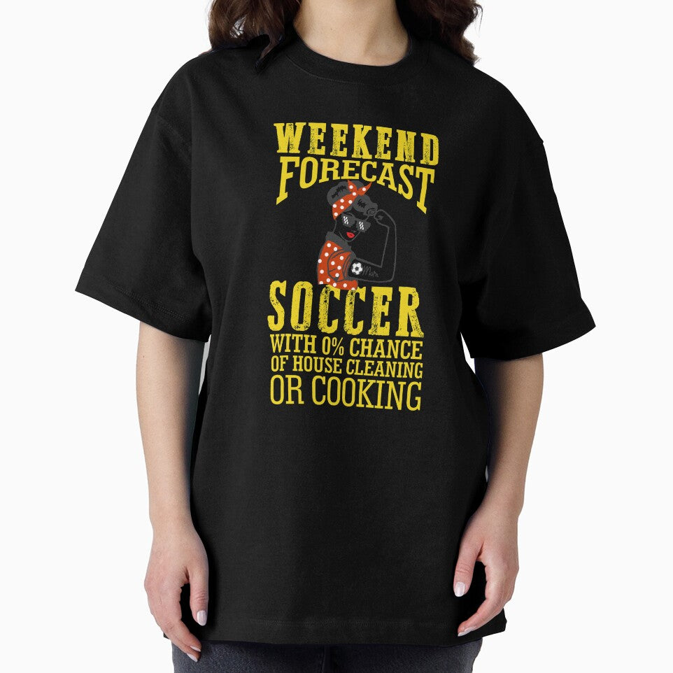 Weekend Forecast Funny Crazy Soccer Mom Life Birthday Gift Hoodie by hadleydesigns