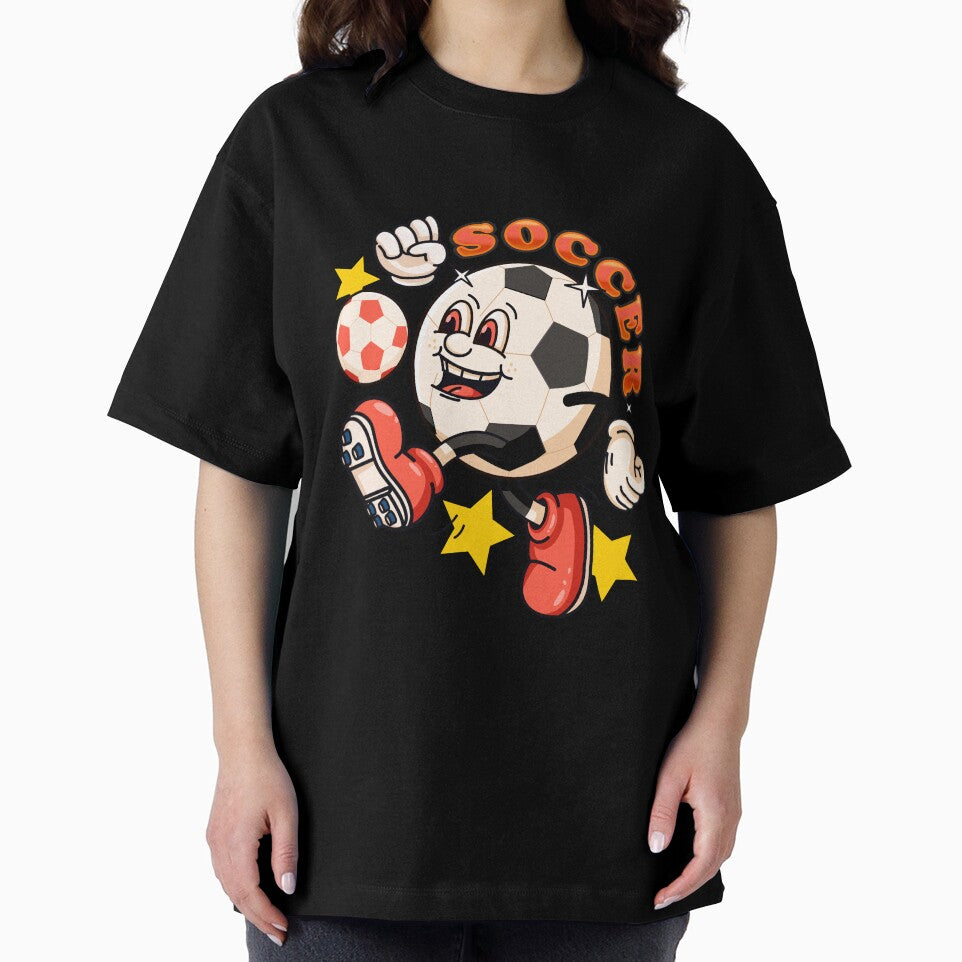 Soccer, retro soccer mascot character by Kevyn Adha