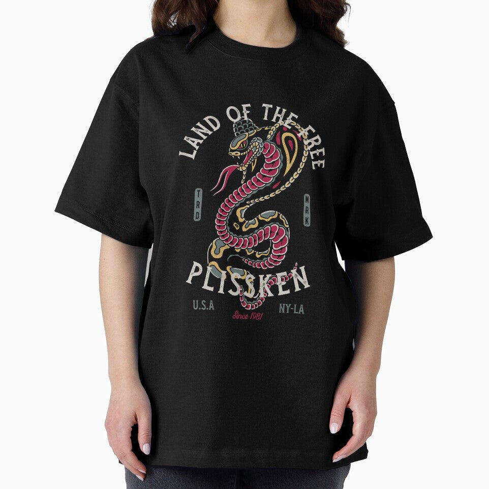 Cobra Traditional Tattoo Snake - Land of the Free - 80s Action Movie by Nemons T-Shirts, Hoodie, Sweatshirt (Image 2)