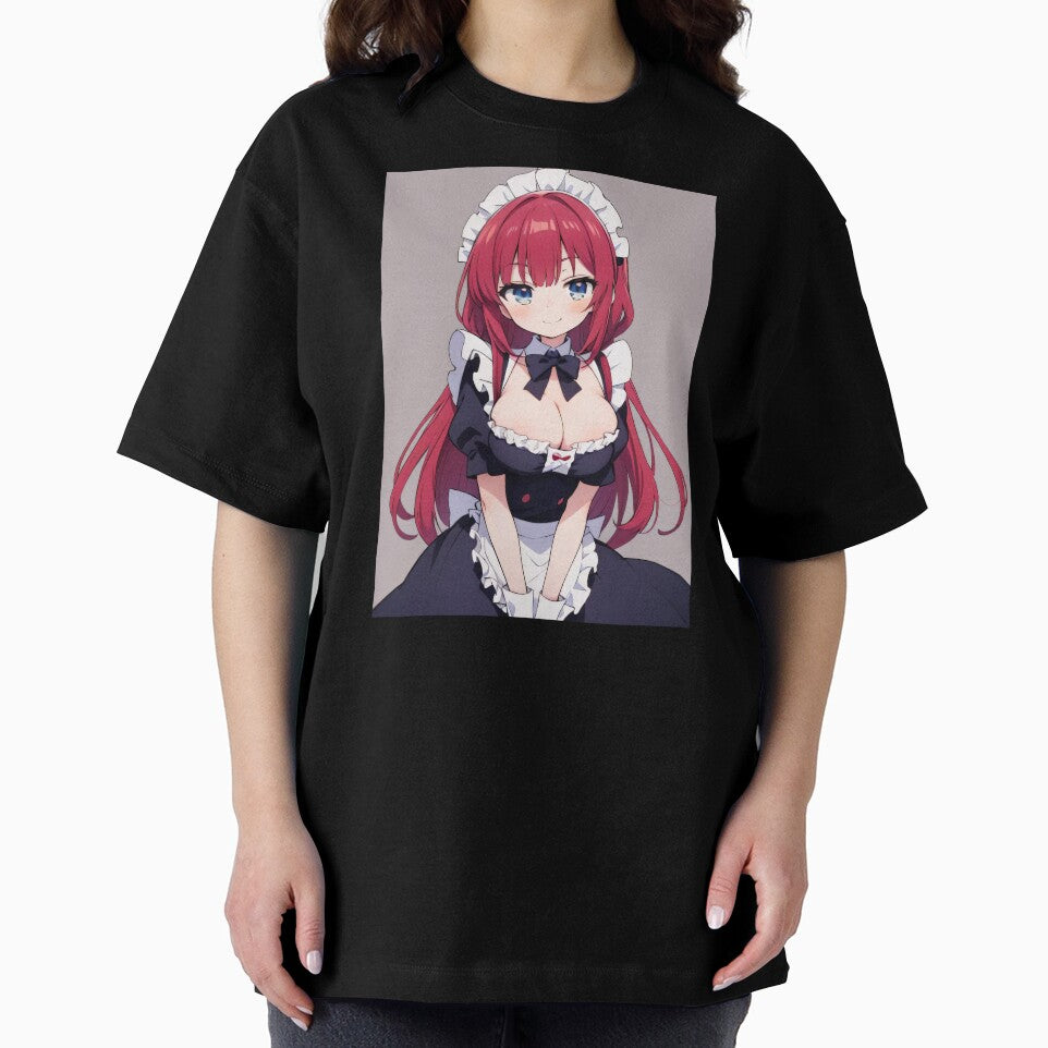 Red Hair Clean Maid Waifu by EnchantedAnime T-Shirts, Hoodie, Sweatshirt | BlankRebels.com (Image 2)