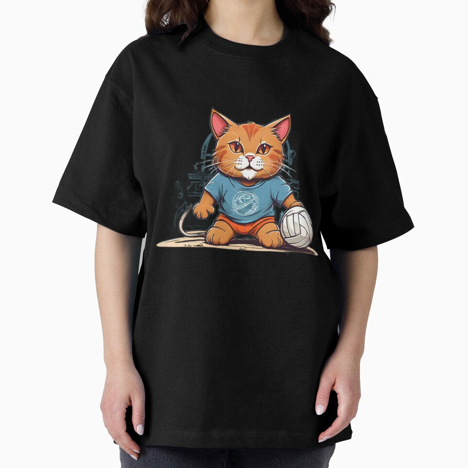 cat playing volleyball by Karaz's Animal Kingdom