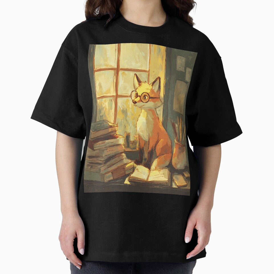 Light Academia Aesthetic: Fox's Study Session by bapupa T-Shirts, Hoodie, Sweatshirt | BlankRebels.com (Image 2)