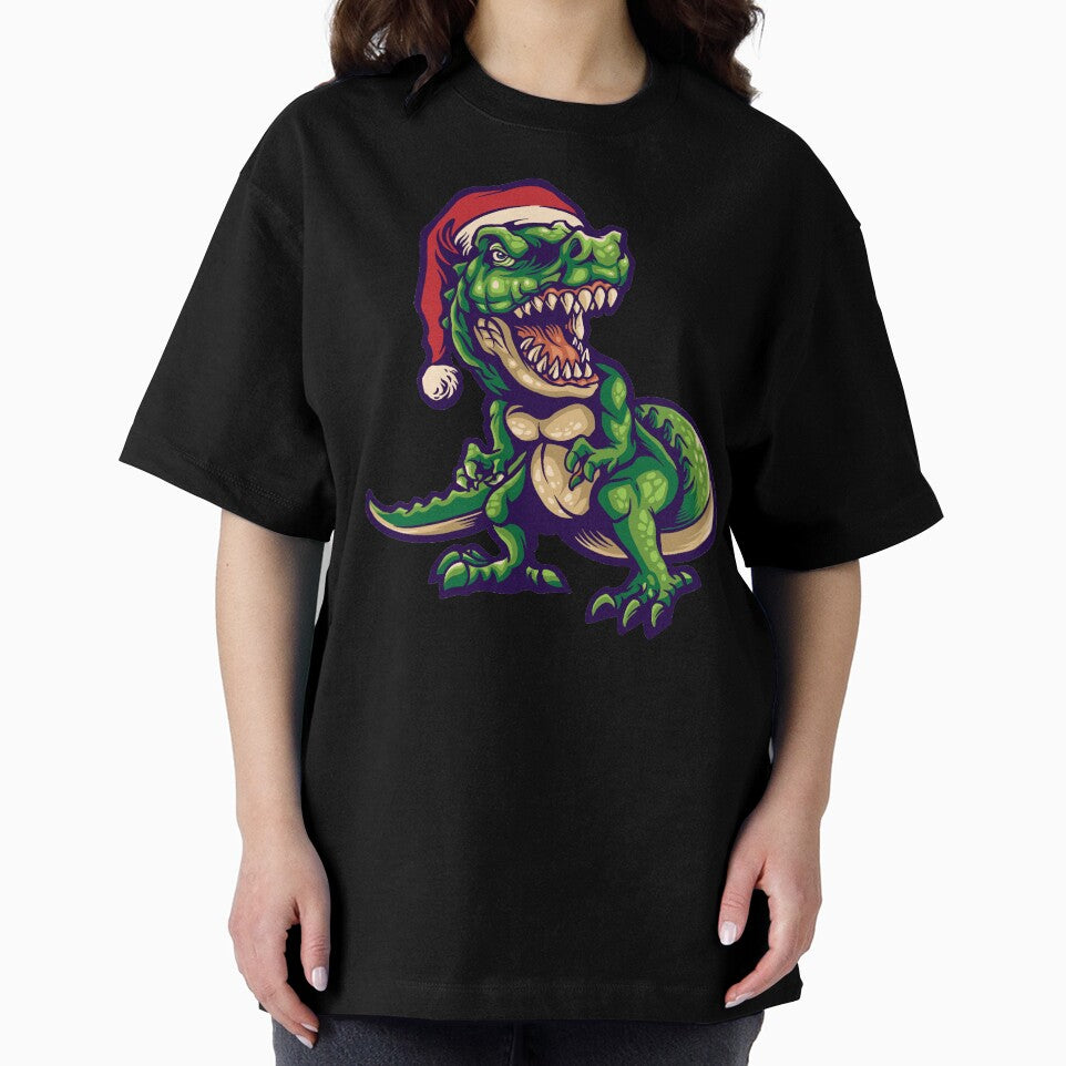 dinosaur christmas pun green by Gloria312